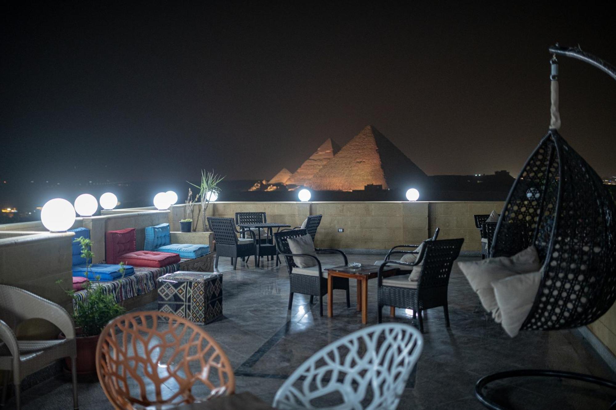 Gardenia Pyramids view inn Nazlet el-Sîsi Zewnętrze zdjęcie